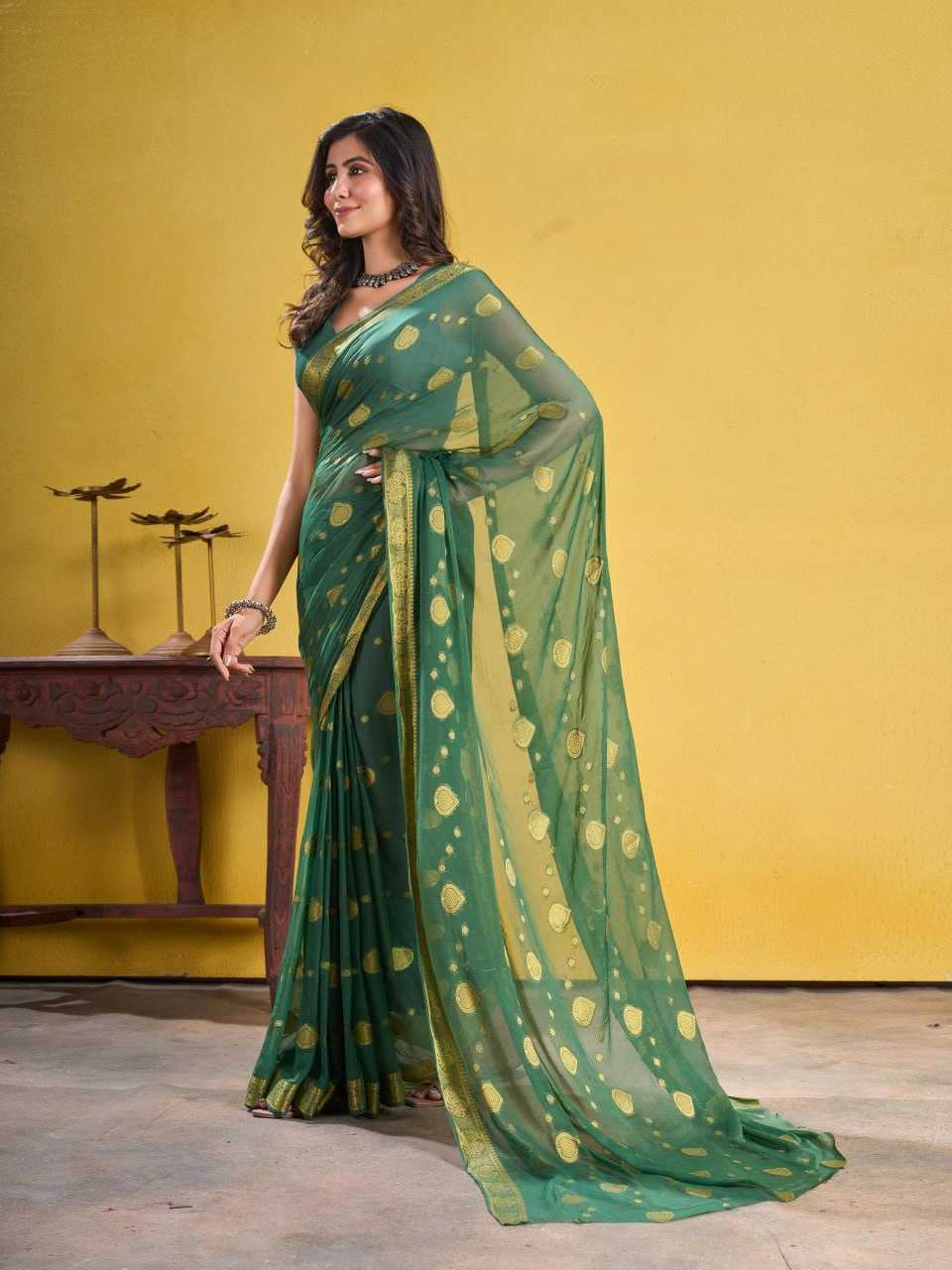 YNF CHIFFON MDR NAZIM WHOLESALE SAREES MANUFACTURER